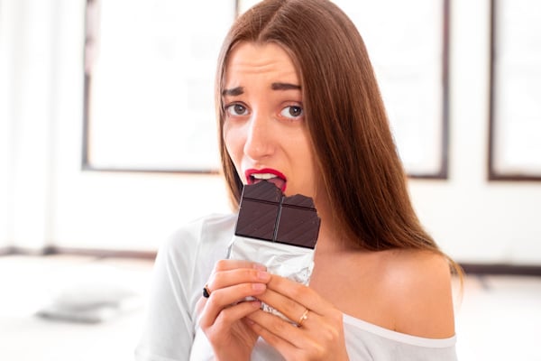 Afbeeldingsresultaat voor foto chocolade eten
