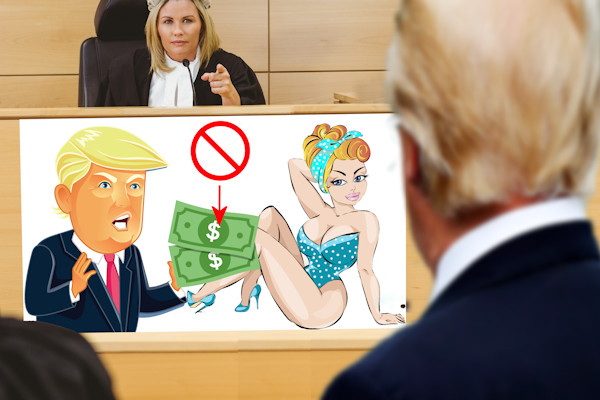 Rechtbank probeert aanklacht Trump met plaatjes voor hem begrijpelijk te maken