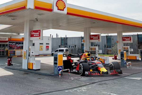Max Verstappen Gas Station